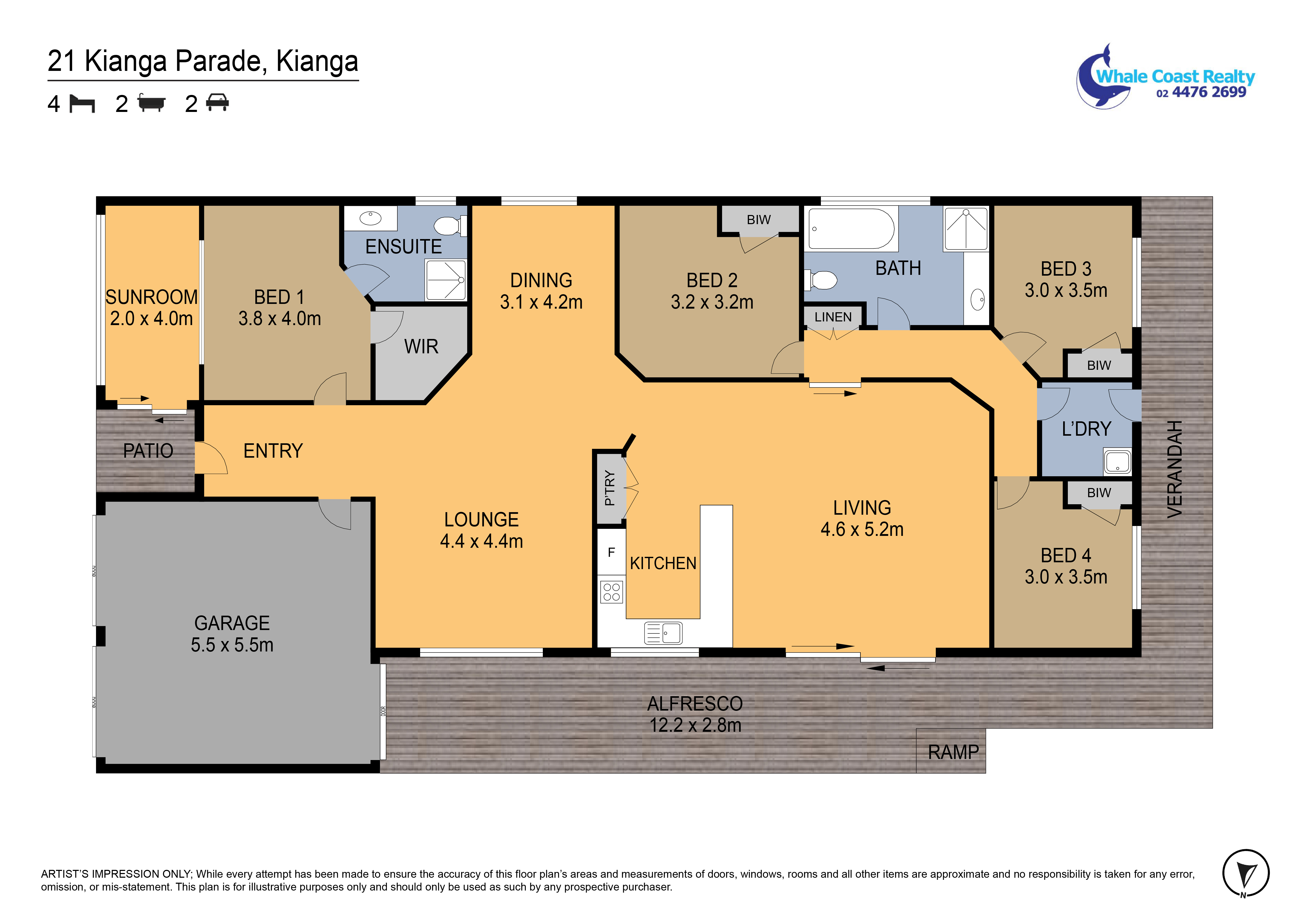 21 Kianga Parade, Kianga