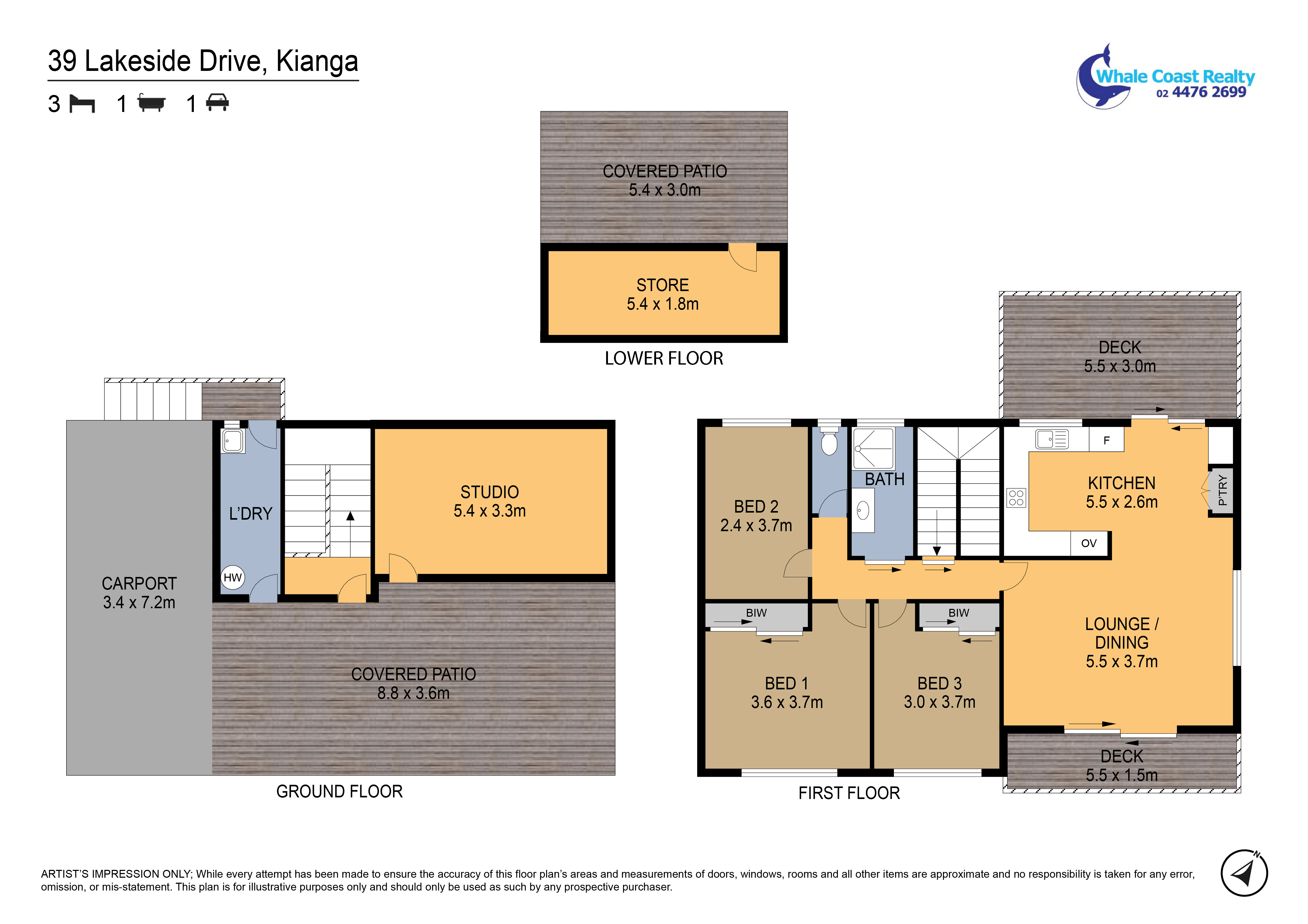 39 Lakeside Drive, Kianga