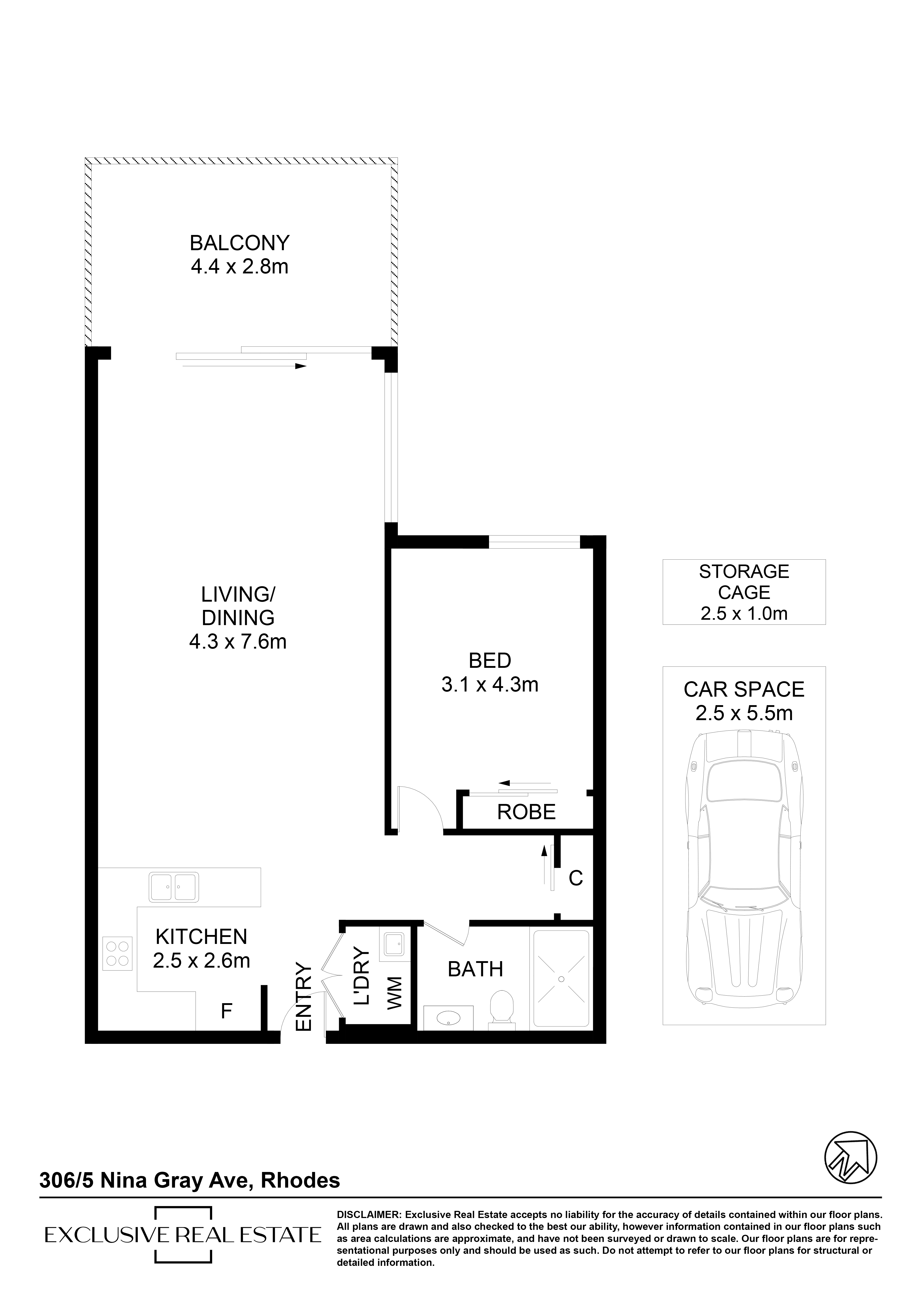 306 / 5 Nina Gray Avenue, Rhodes