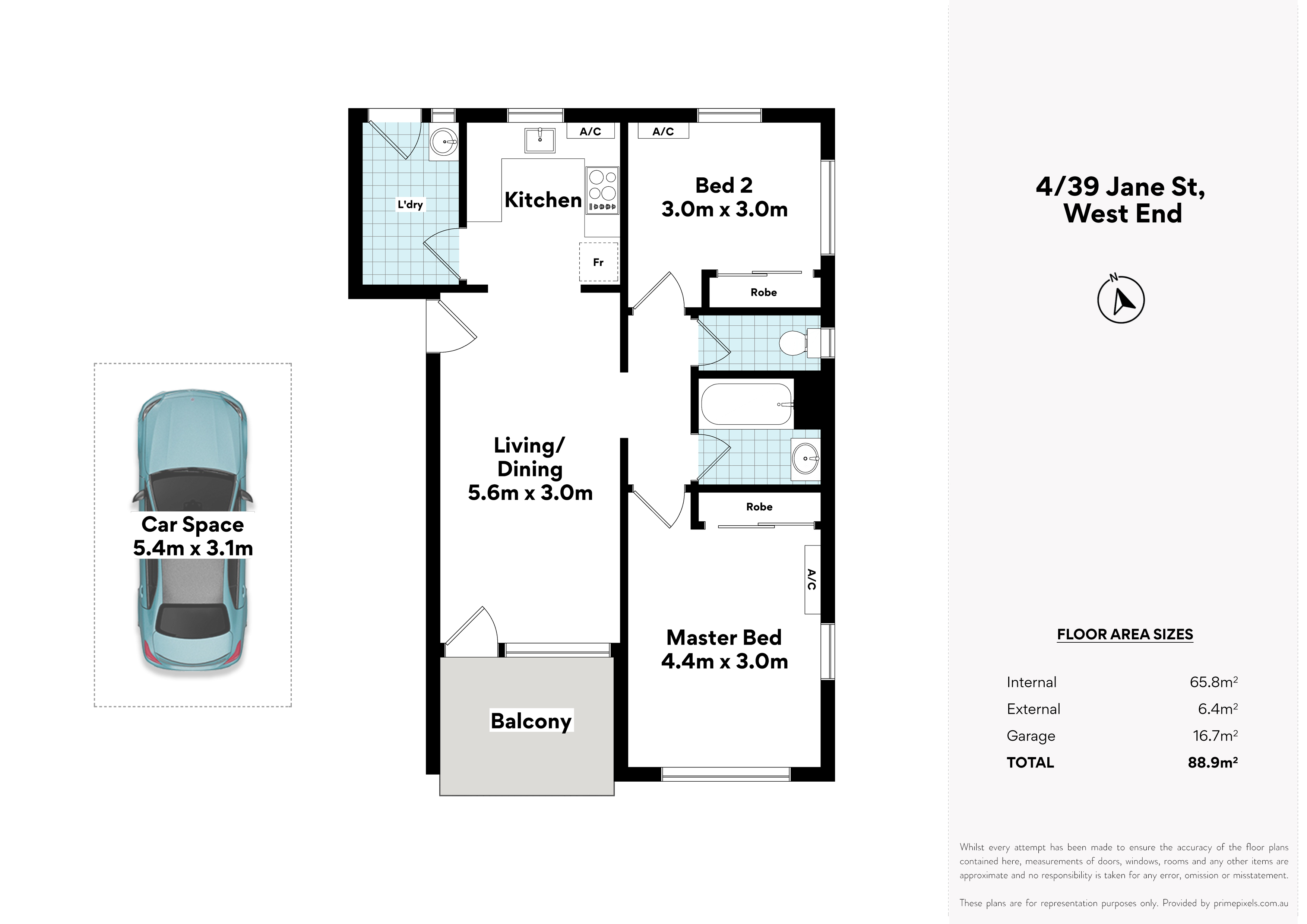 4/39 Jane St, WEST END, QLD 4101 Australia