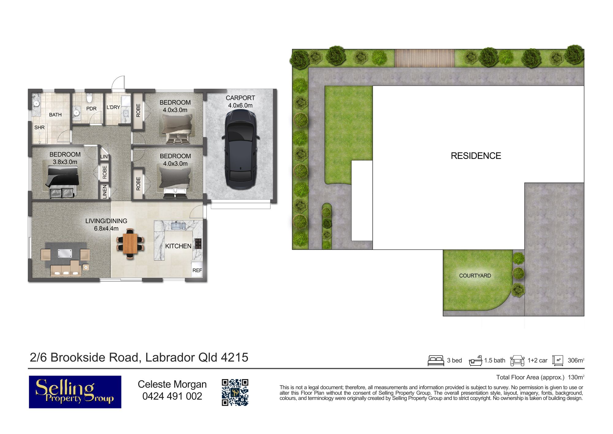 2 / 6 Brookside Road, Labrador