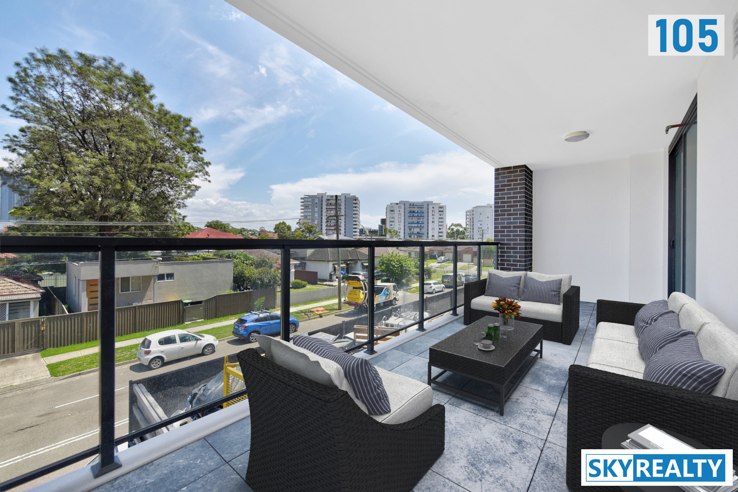 Stylish 1-Bedroom + Study with Oversized Laundry & Sunny Balcony in Peaceful, Ultra-convenient Location