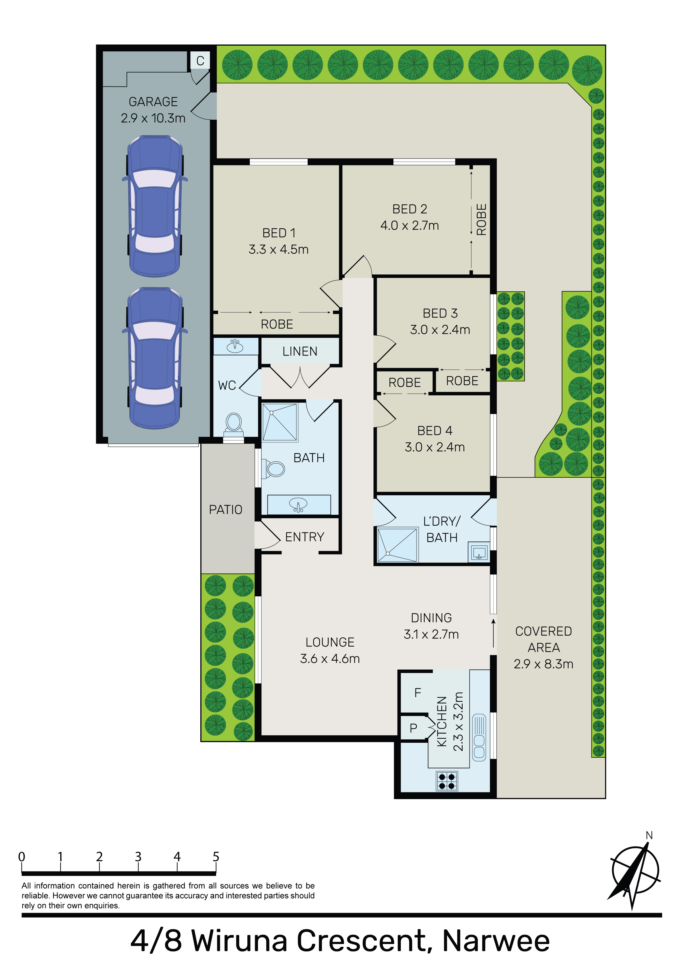 4 / 8 Wiruna Crescent, Narwee