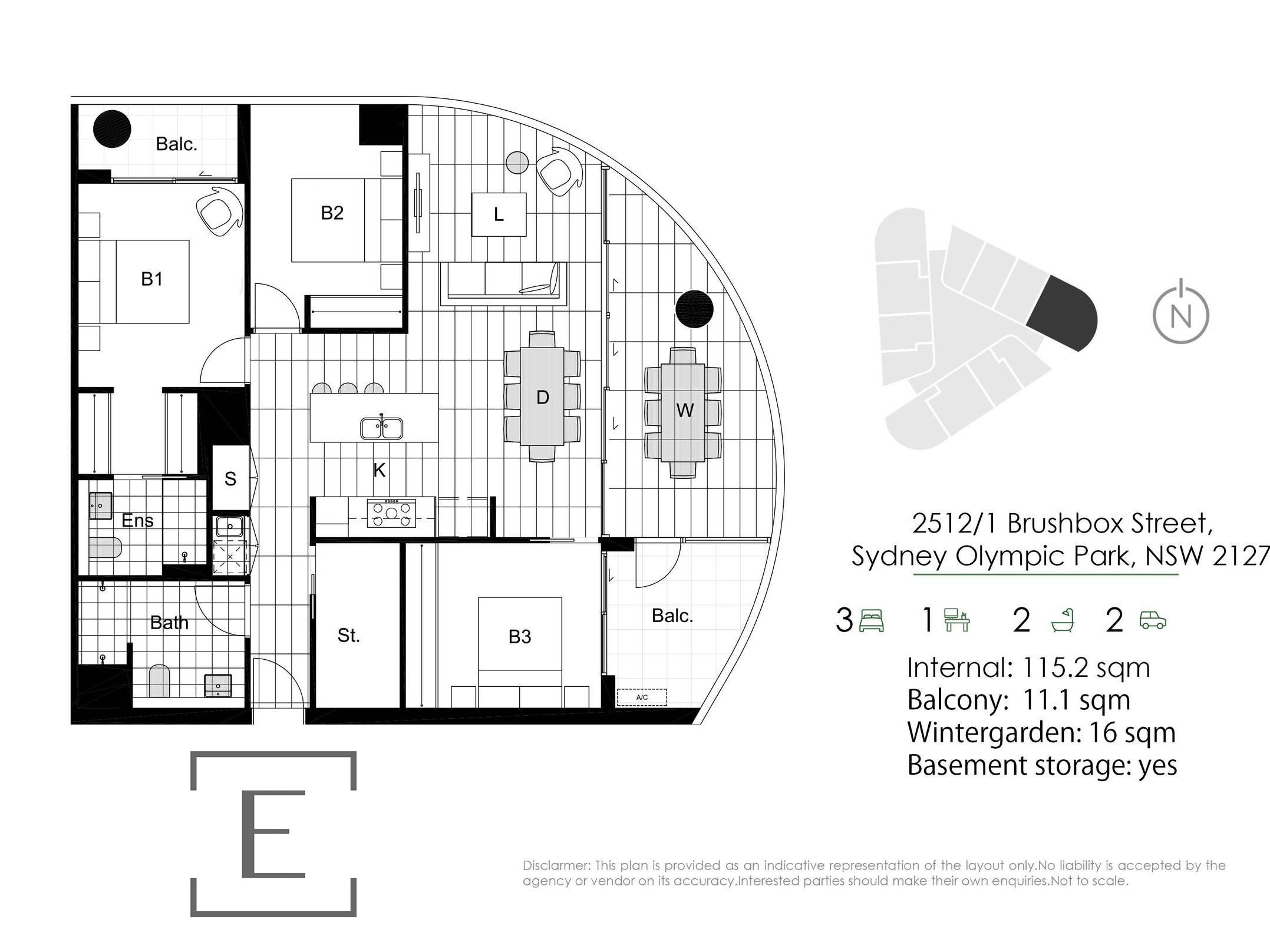 2512 / 1 Brushbox Street, Sydney Olympic Park