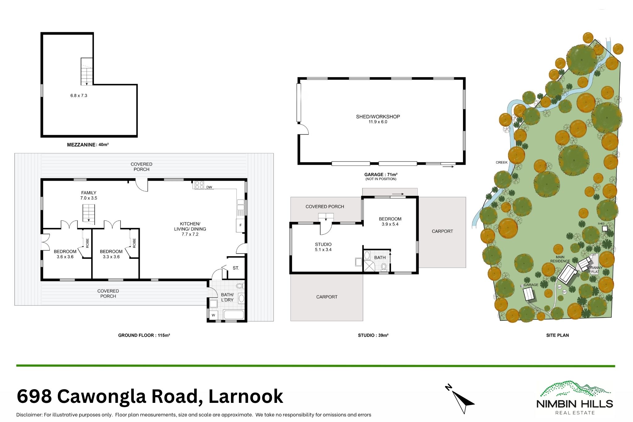 698 CAWONGLA ROAD, Larnook