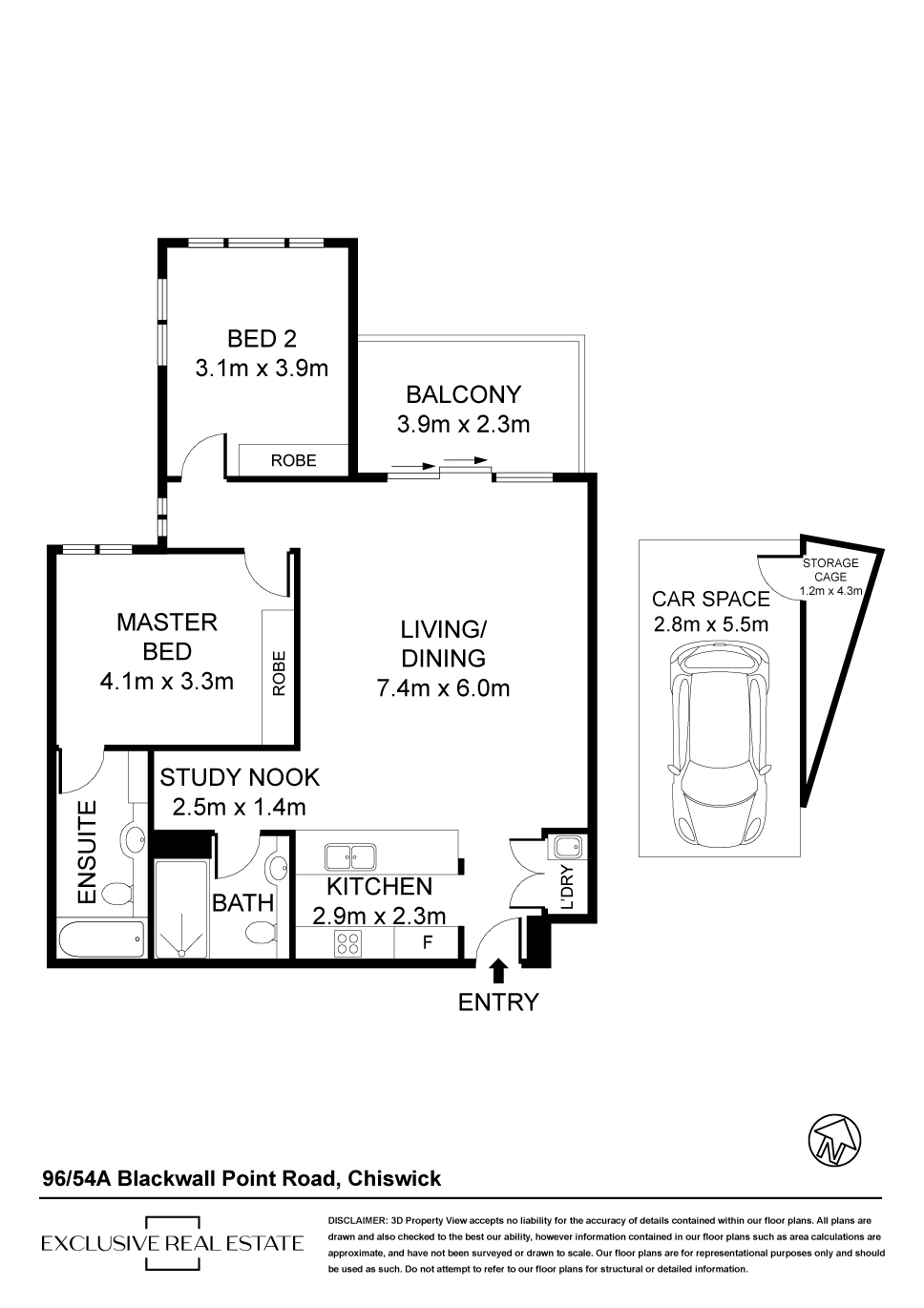 96 / 54A Blackwall Point Road, Chiswick