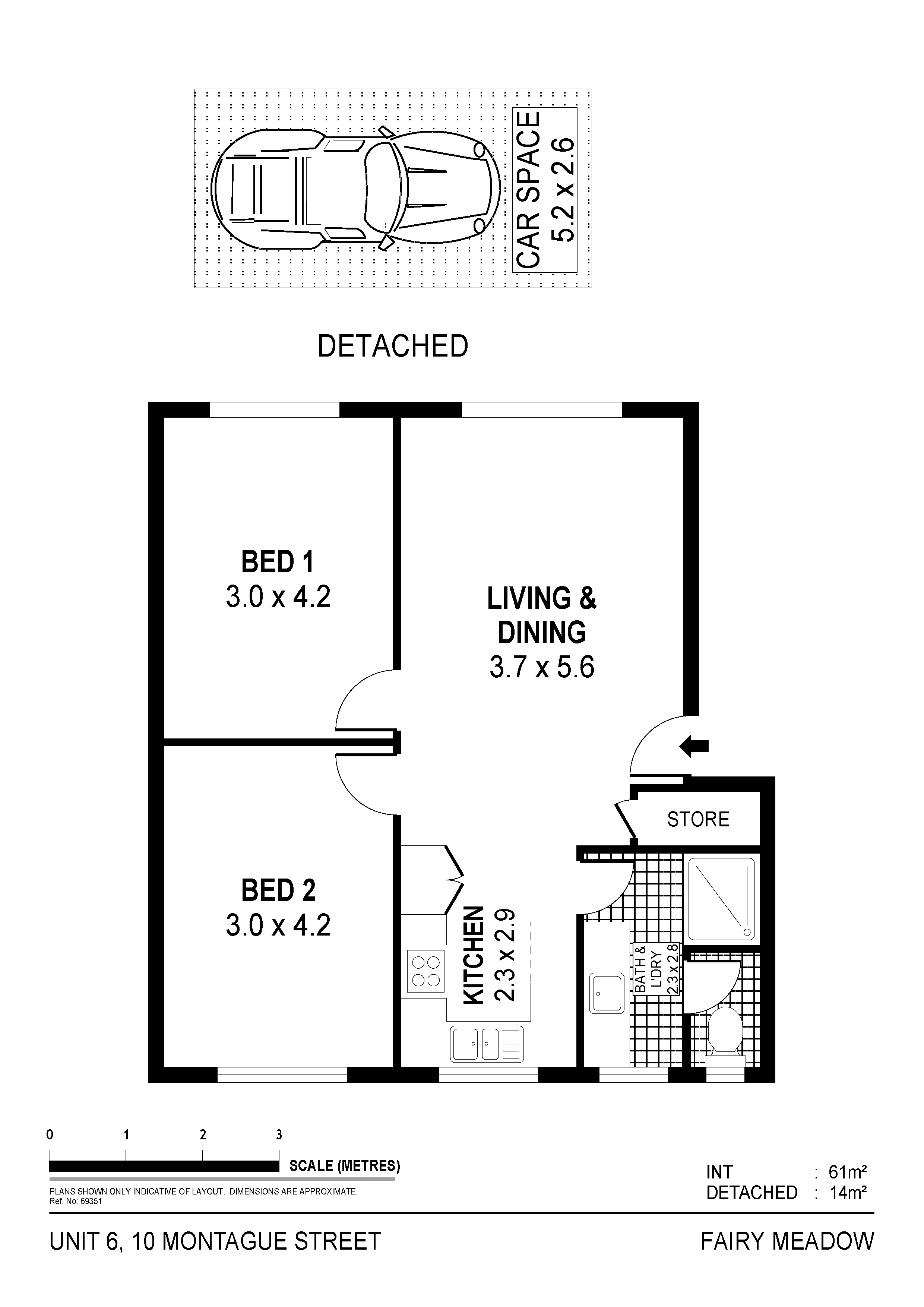 6 / 10 Montague Street, Fairy Meadow Peter Fitzgerald Real Estate