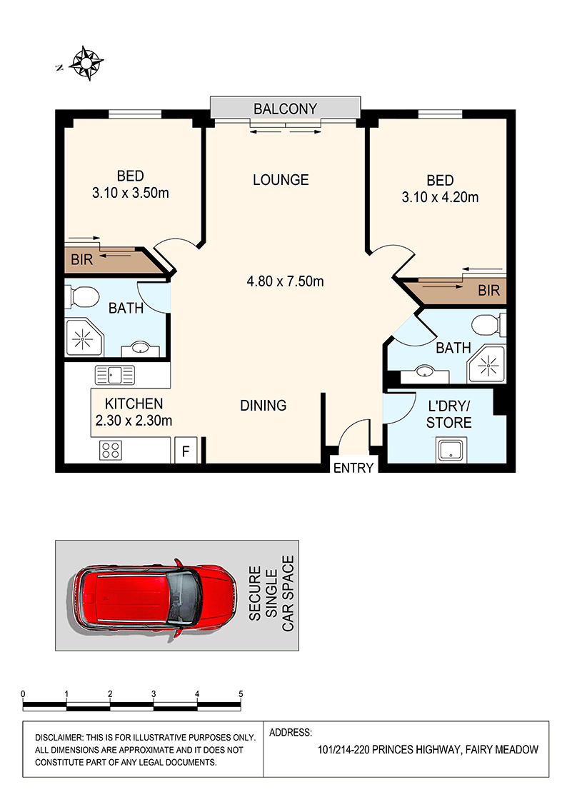 101 / 214220 Princes Hwy, Fairy Meadow Peter Fitzgerald Real Estate