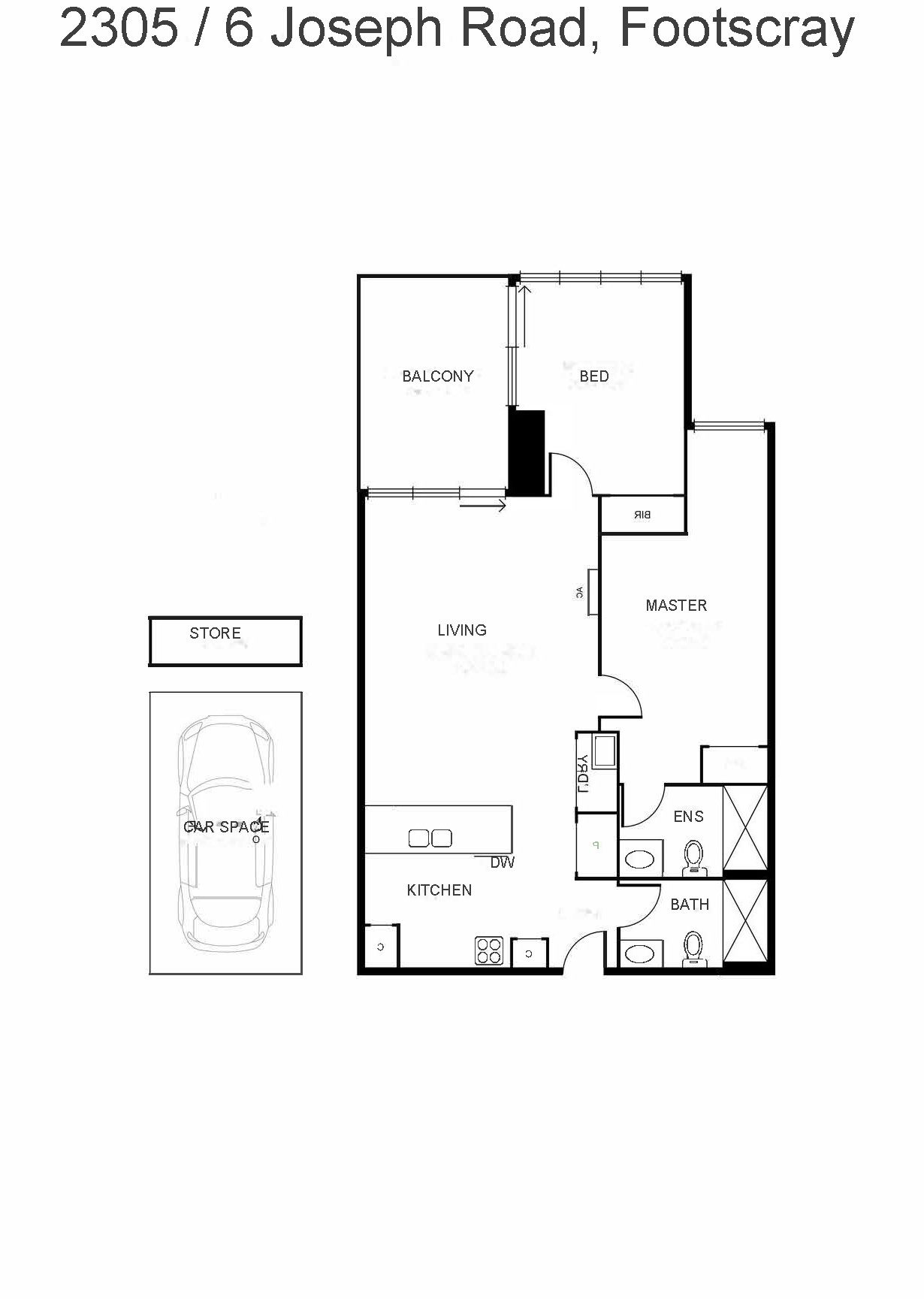 2305 / 6 Joseph Road, Footscray Compass Estate Agents Pty Ltd