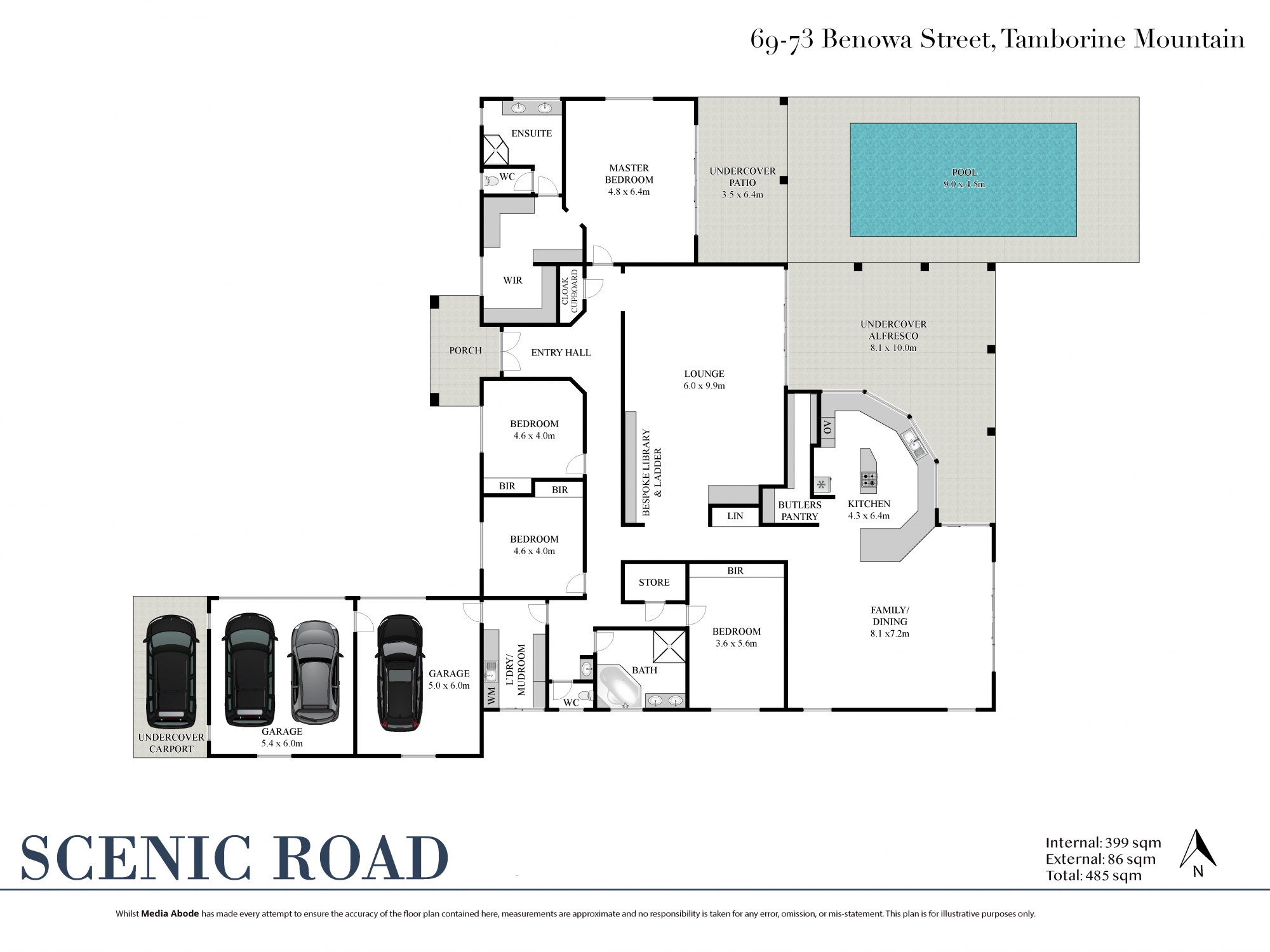 6973 Benowa Street, TAMBORINE MOUNTAIN QLD 4272 Scenic Road