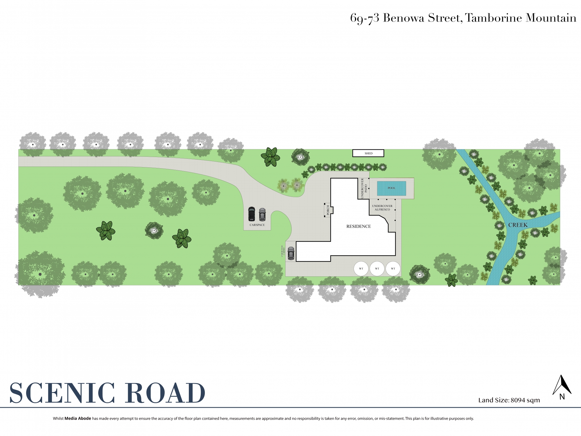 6973 Benowa Street, TAMBORINE MOUNTAIN QLD 4272 Scenic Road