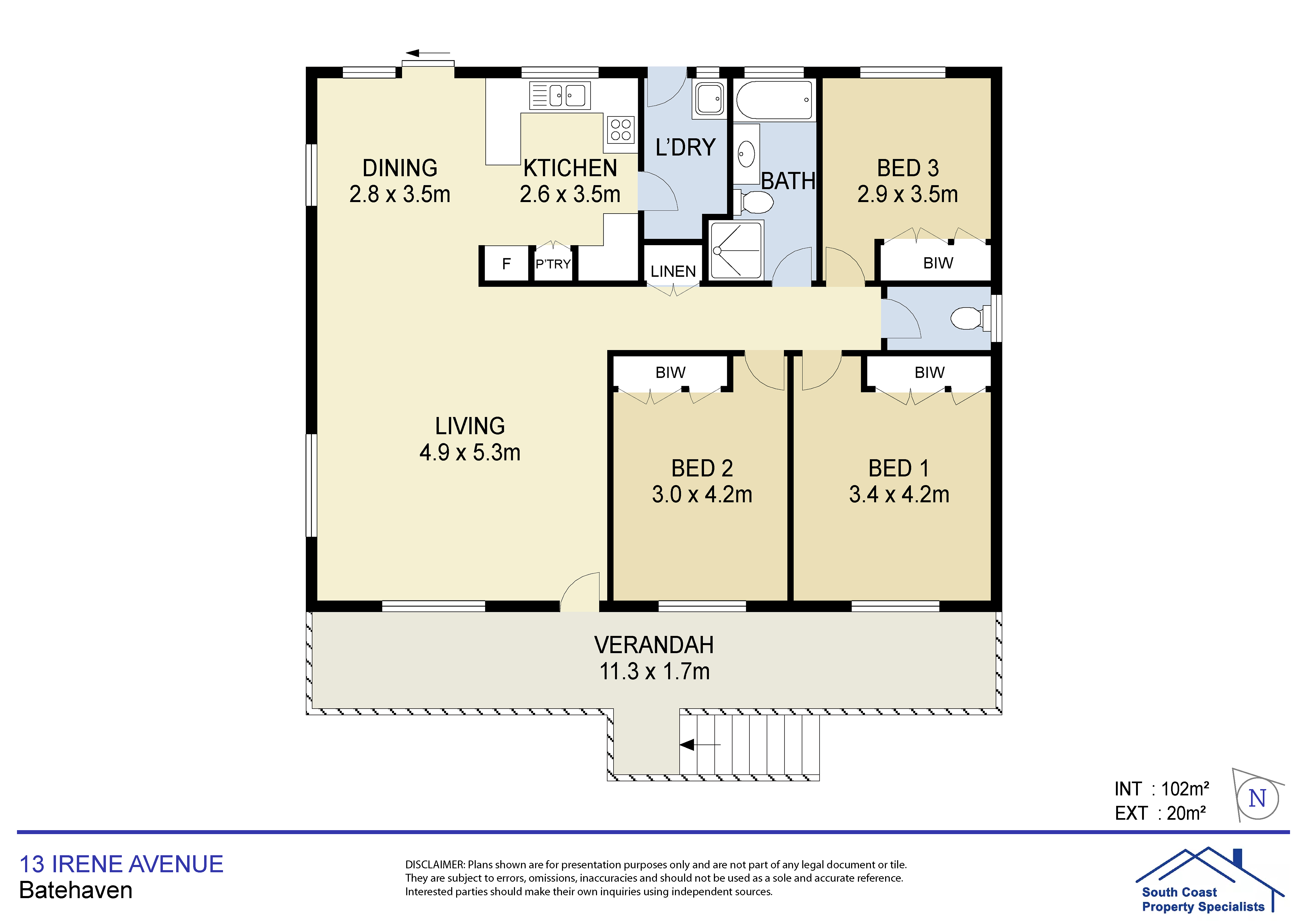 13 Irene Avenue, Batehaven South Coast Property Specialists