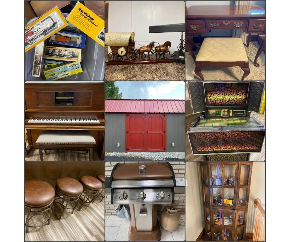 Cardale, PA Estate Auction Fracine Ann Pavone Jukebox, Player Piano