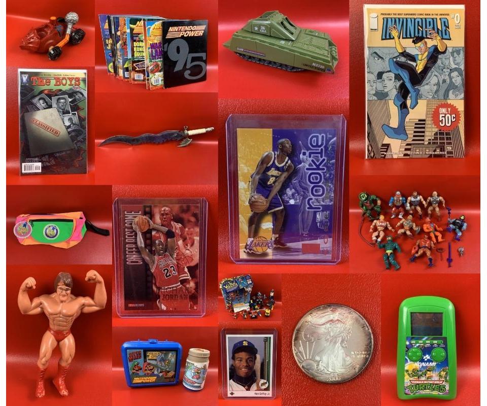 Grimes Finds Vintage Toys, Comics, Sports Cards and More!