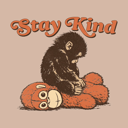 Punch Stay Kind Macaque