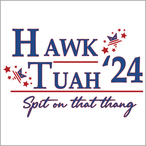Vote For Hawk Tuah Spit On That Thang 2024