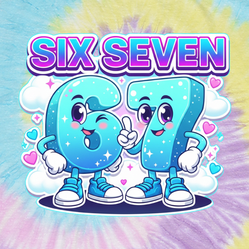 67 Six Seven Meme Kawaii Cloud