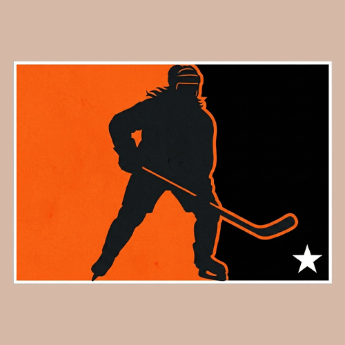 Hockey Enforcer Retro Vintage