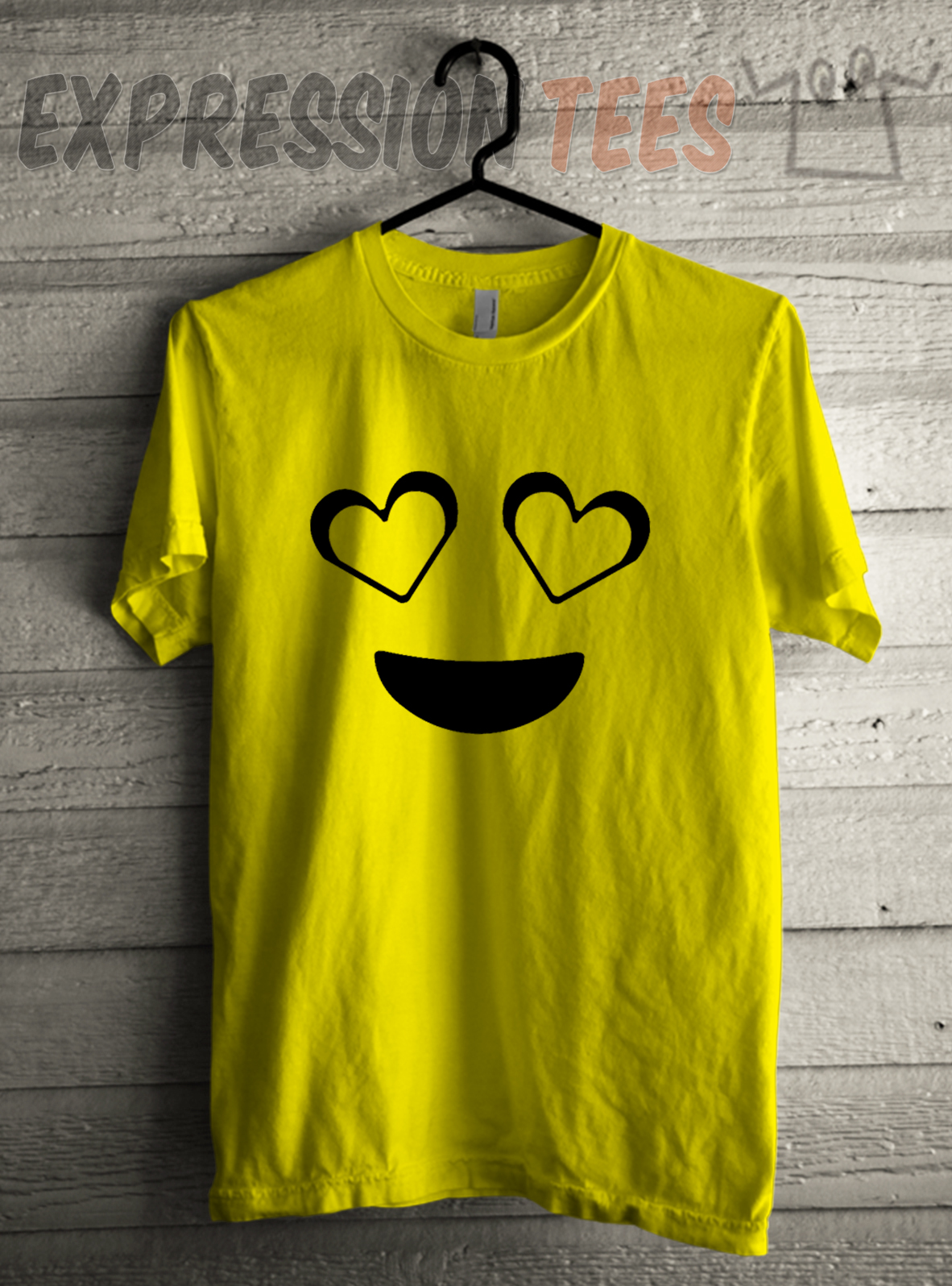 Emoticon Heart Eyes Smile Face