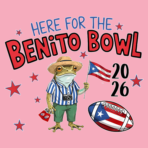 Frog Here for the Benito Bowl Football