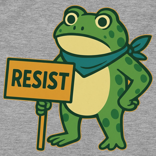 Sign Resist Meme Frog Protest