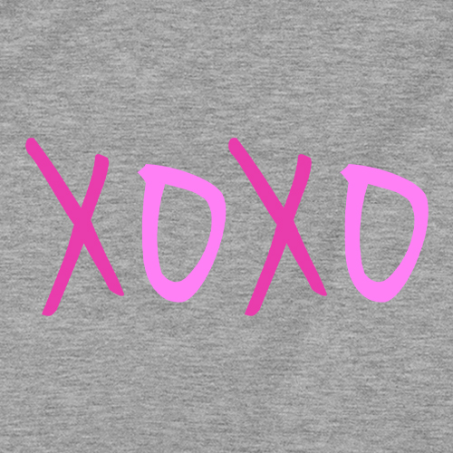 XOXO Pink Print