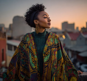 Elevate your winter wardrobe with African capes