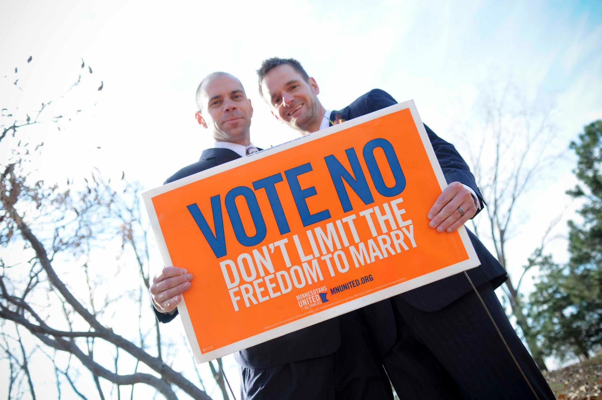 Andy Willenbring and his husband Nick Pautze from Minnesota