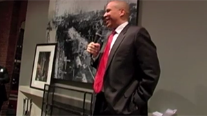 Newark Mayor Cory Booker at NYC Reception