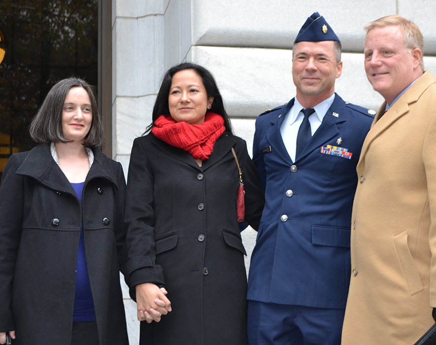 As often as possible Freedom to Marry would work with private legal teams or our movement partners to write in-depth profiles and stories about the plaintiffs involved in the legal cases.