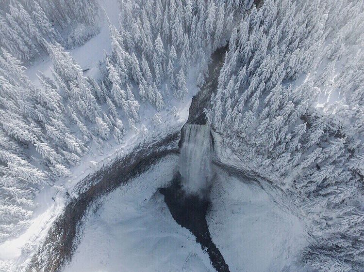 best drone waterfall