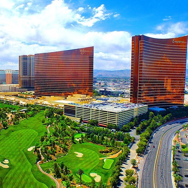 drone images of golf courses