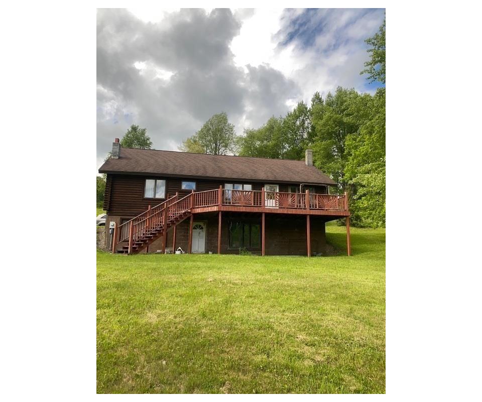 14 Acre Log Home Real Estate Clearfield Pa