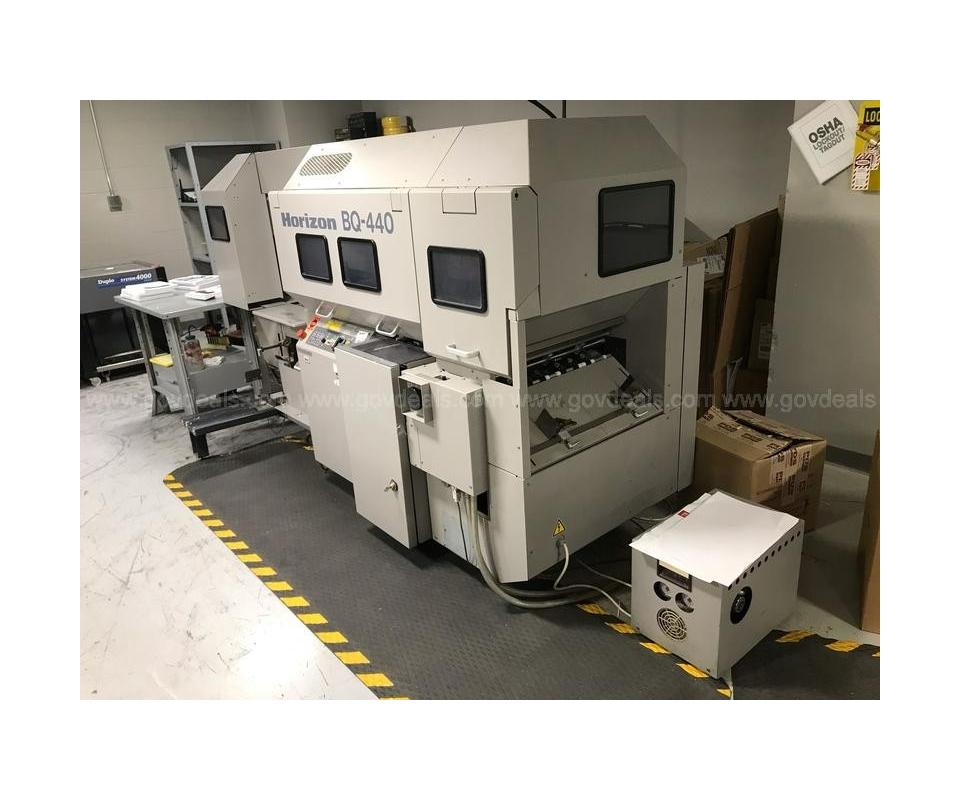 1999 HORIZON BQ440 BINDERY EQUIPMENT