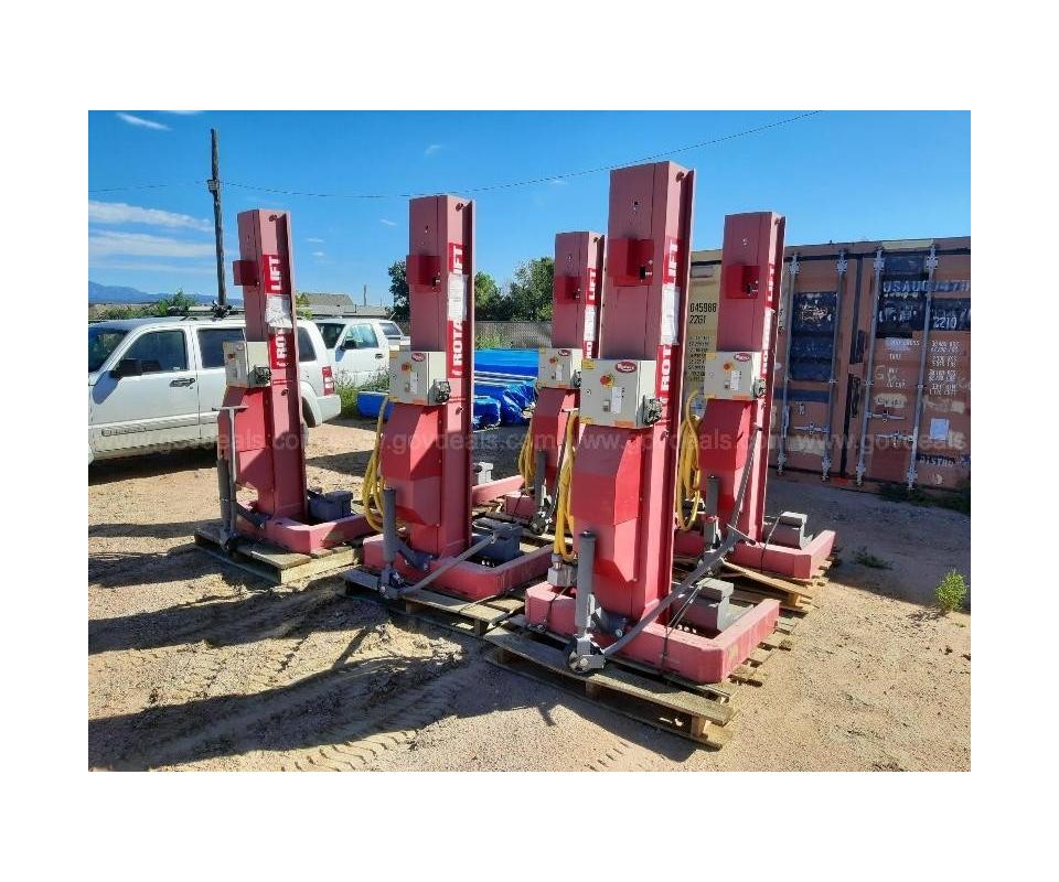 Rotary Lift Jack capacity 60,000 lbs (Set of 6)