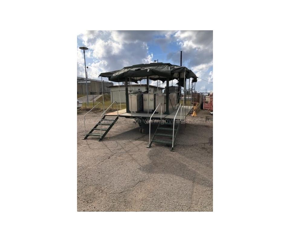 Military Mobile Kitchen Trailer Unit