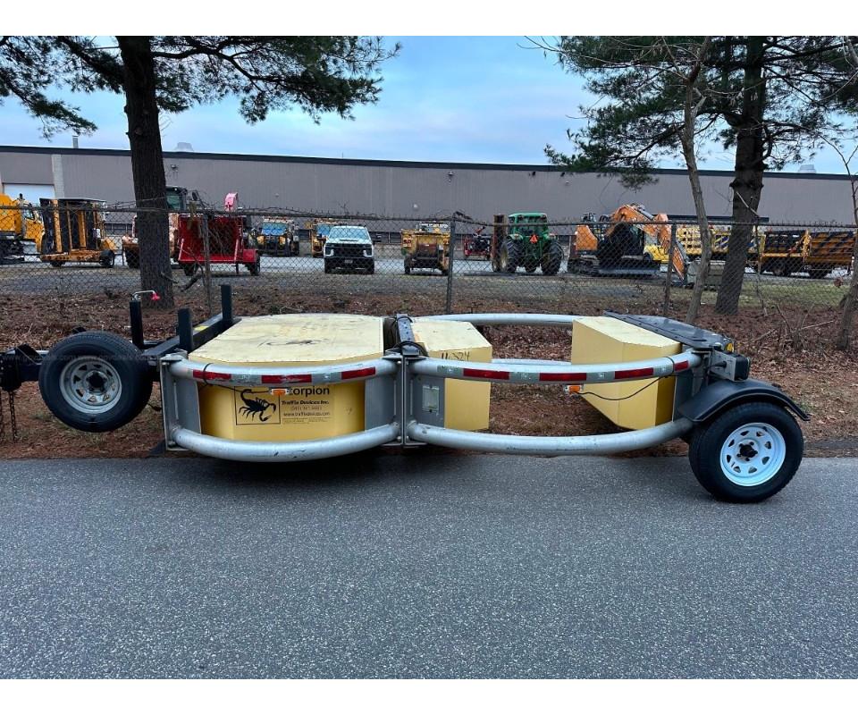 Scorpion Attenuator Trailer TL3 Crash Towable Traffic Cushion