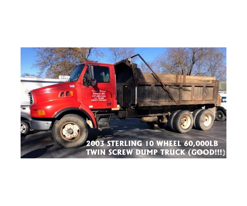 LARGE FARM AUCTION!! TRACTORS, DUMP TRUCKS BACK HOE, TRAILERS, FARM