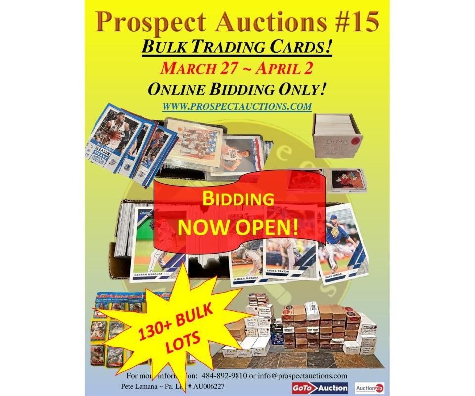 Auct. 15 Bulk Trading Cards