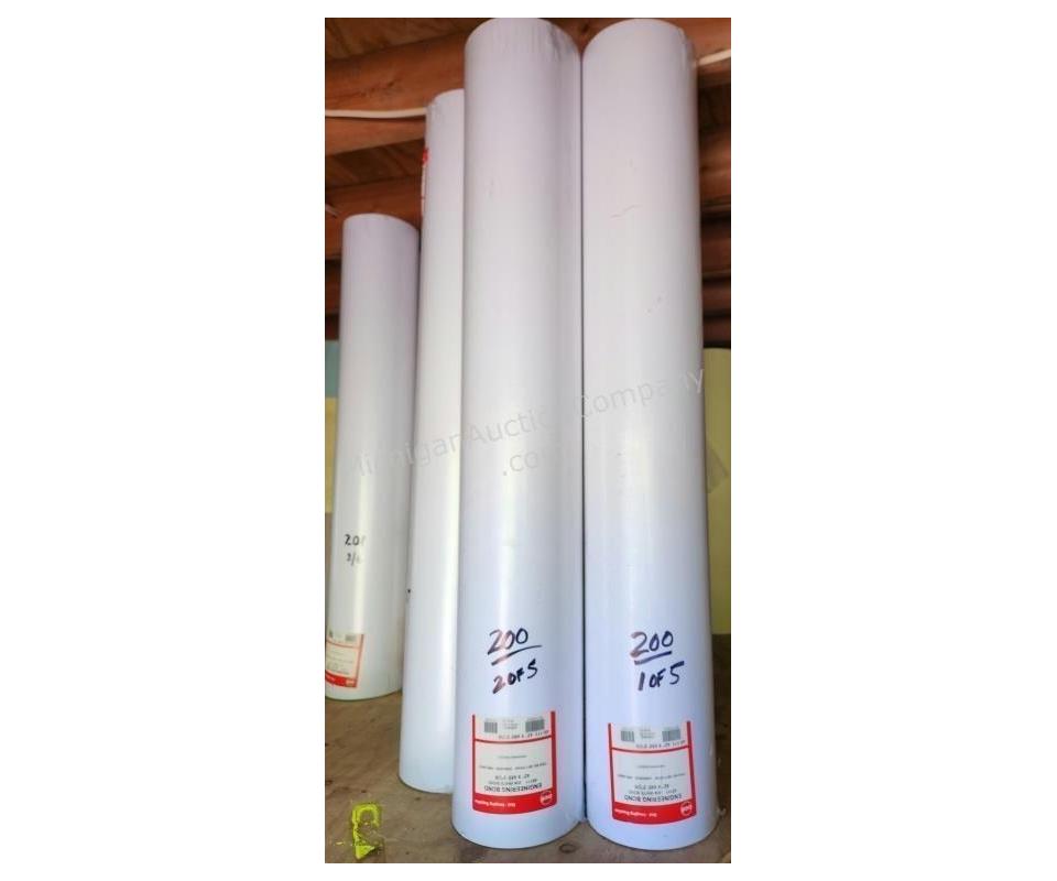 Sign Shop Liquidation Rolls of Paper, Sign Paint, Coroplast