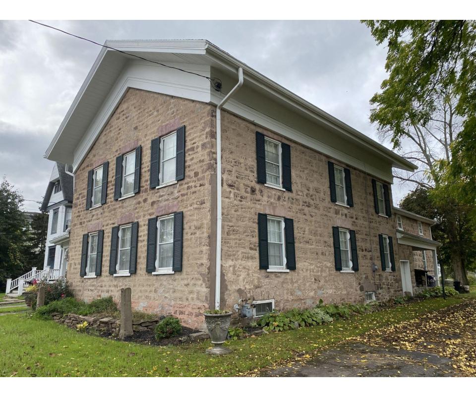 Holley NY Real Estate Auction Historic Stone House in village