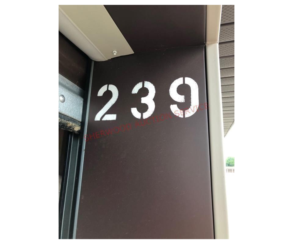 Foreclosed Storage Unit 239 at Pine River Storage