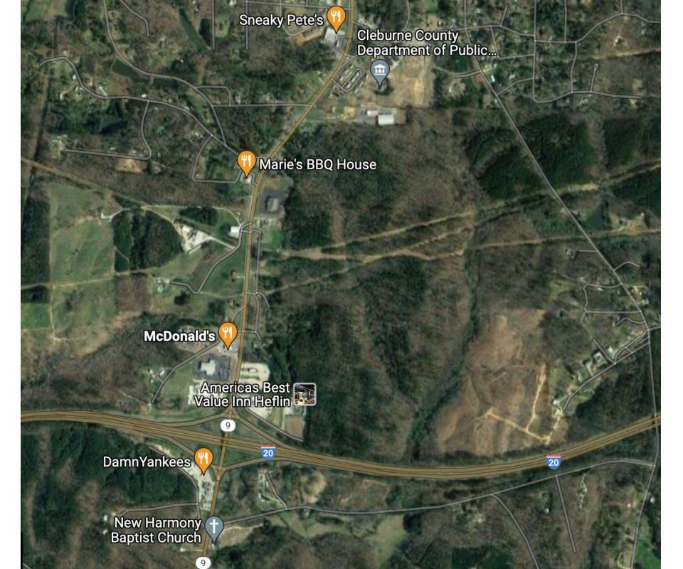 173 Acres off I20 Heflin, Alabama