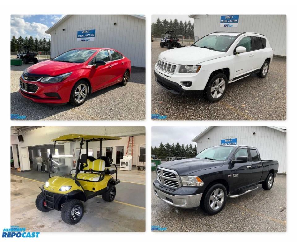 Gaylord REPO'S, TRUCKS, TRAILERS, EQUIPMENT, AUTO'S, RV'S, & MUCH MORE