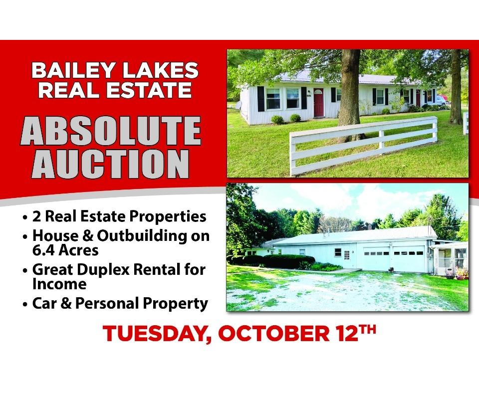BAILEY LAKES ABSOLUTE REAL ESTATE AUCTION