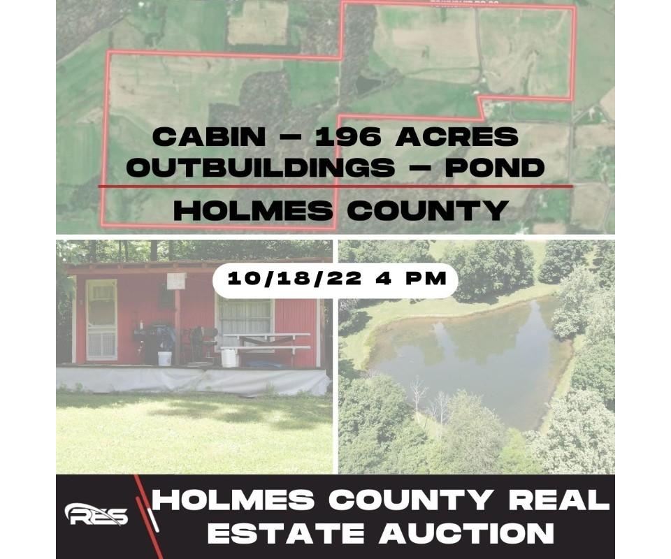 Absolute 195Acre Holmes County Real Estate Auction