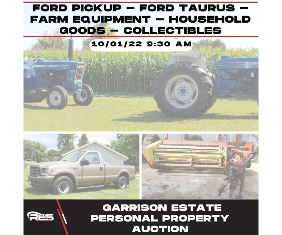 Garrison Estate Personal Property Auction