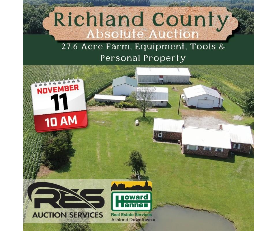Swind Richland County Absolute Farm, Equipment, Tool & Personal