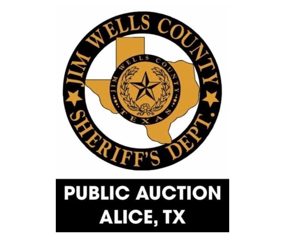 Jim Wells County Sheriff's Office online auction 8/29/2023