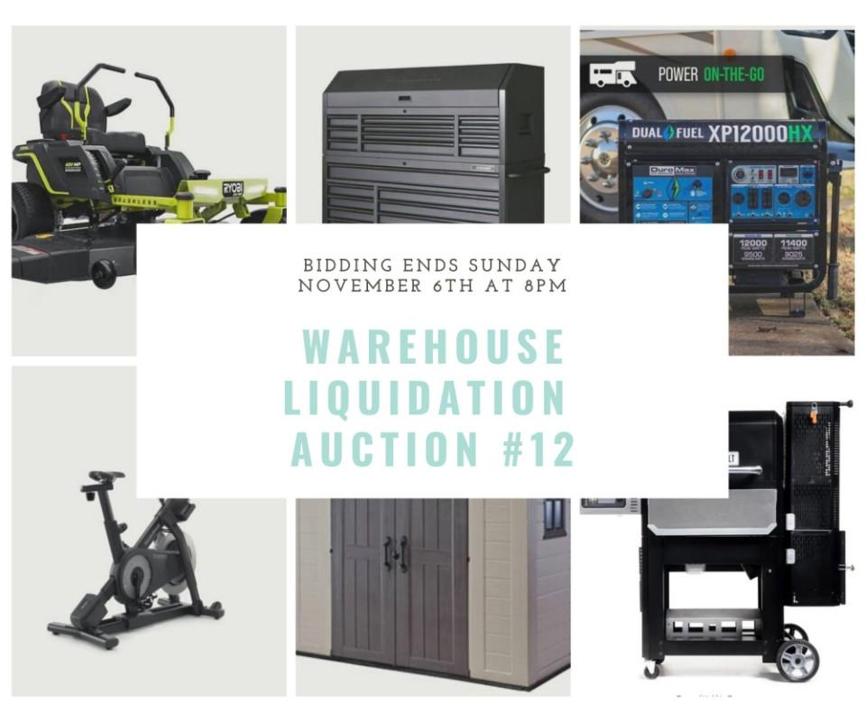 Personal Property Warehouse Liquidation Auction 12